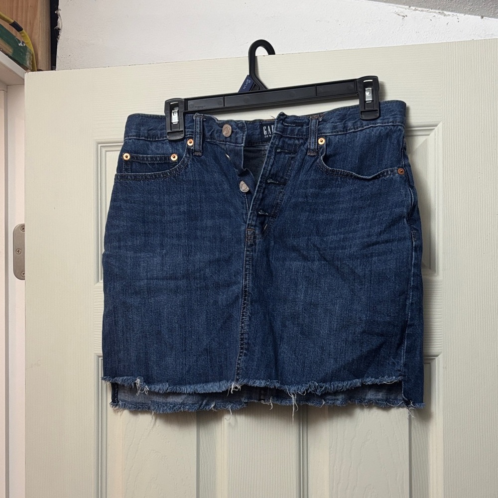 GAP Blue Pencil Mini Skirt Casual